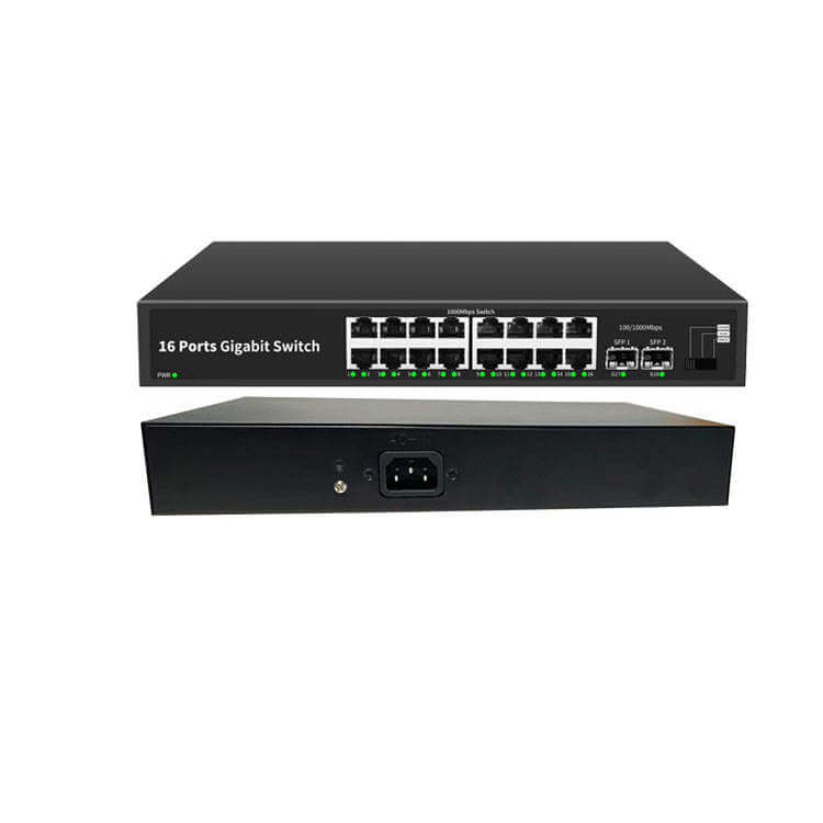 16 Port Desktop Gigabit Network Switch 10 100 1000mbps Ethernet Switch